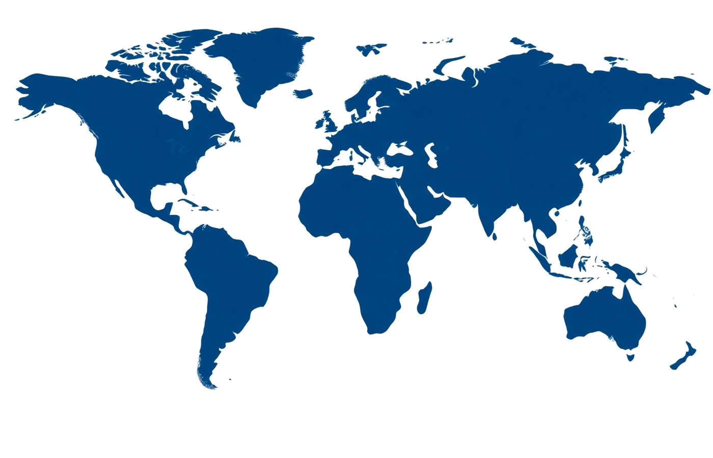 World map with Brazil highlighted